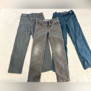 BUNDLE of 3 pairs of Kid’s Jeans and Pants Size 8 (Boy)